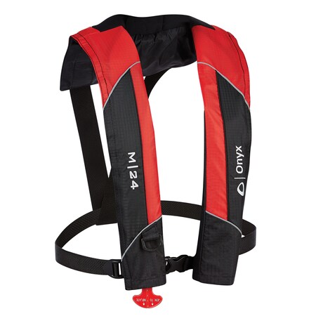 Onyx Onyx 131000-100-004-15 M-24 Manual Inflatable Vest - Red 131000-100-004-15